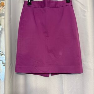 J. Crew Vibrant Purple Pencil Skirt